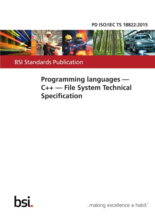 BS PD ISO/IEC TS 18822:2015 pdf