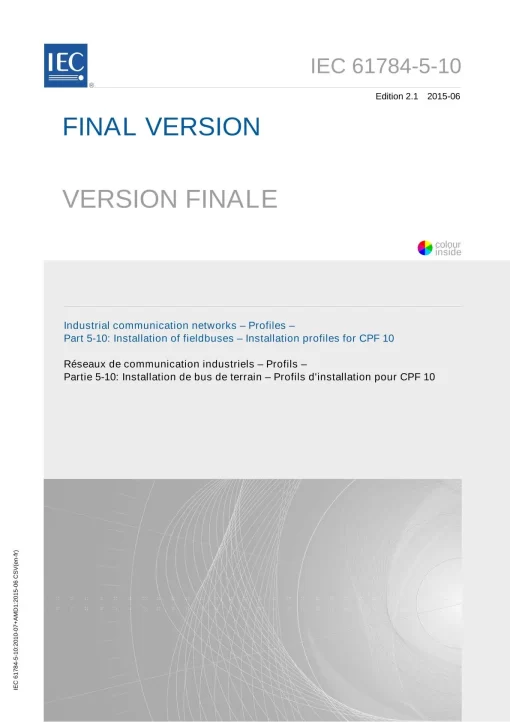 IEC 61784-5-10 Ed. 2.1 b:2015 pdf