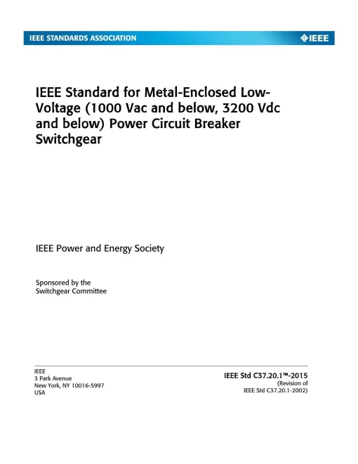 IEEE C37.20.1-2015 pdf