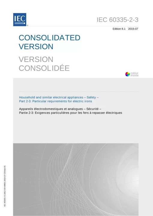 IEC 60335-2-3 Ed. 6.1 b:2015 pdf