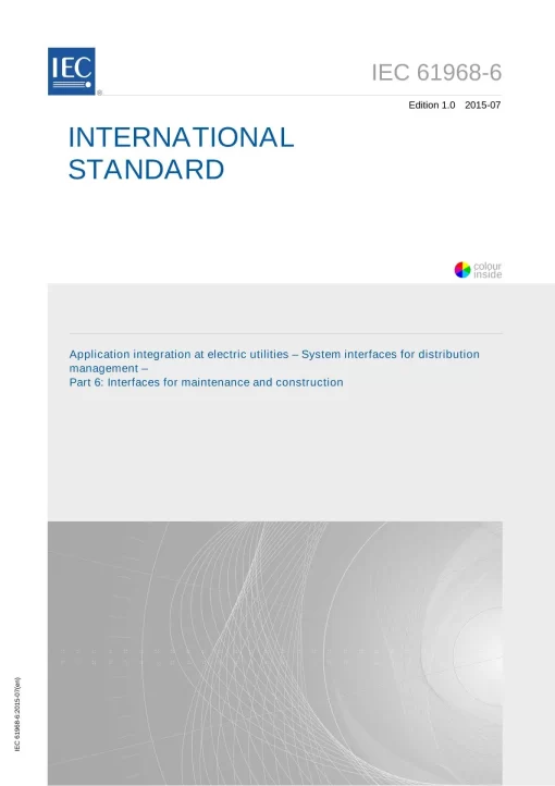 IEC 61968-6 Ed. 1.0 en:2015 pdf