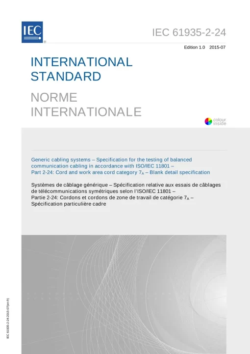 IEC 61935-2-24 Ed. 1.0 b:2015 pdf