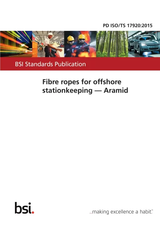 BS PD ISO/TS 17920:2015 pdf