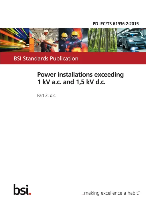 BS PD IEC/TS 61936-2:2015 pdf