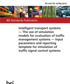 BS PD ISO/TR 16786:2015 pdf