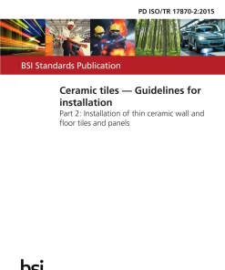 BS PD ISO/TR 17870-2:2015 pdf