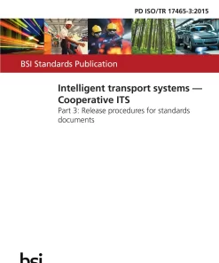 BS PD ISO/TR 17465-3:2015 pdf