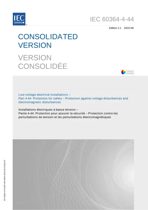 IEC 60364-4-44 Ed. 2.1 b:2015 pdf