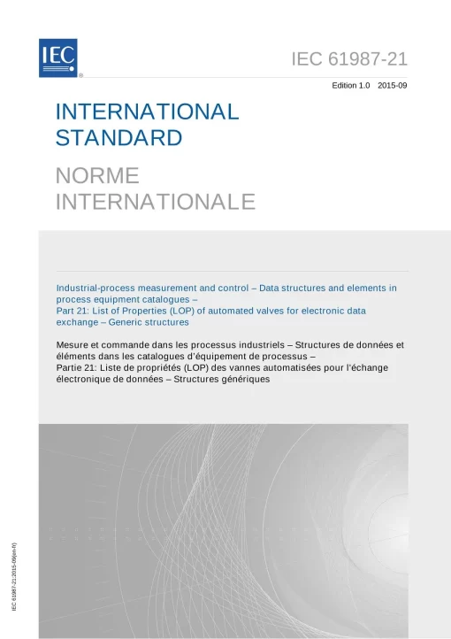 IEC 61987-21 Ed. 1.0 b:2015 pdf