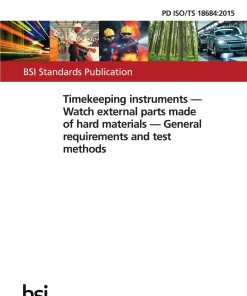 BS PD ISO/TS 18684:2015 pdf