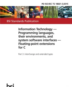 BS PD ISO/IEC TS 18661-3:2015 pdf