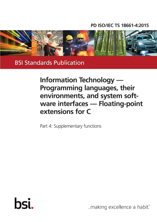 BS PD ISO/IEC TS 18661-4:2015 pdf