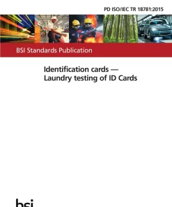 BS PD ISO/IEC TR 18781:2015 pdf