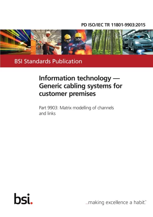 BS PD ISO/IEC TR 11801-9903:2015 pdf