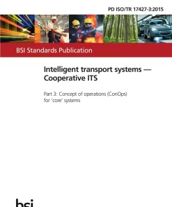 BS PD ISO/TR 17427-3:2015 pdf