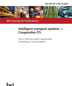 BS PD ISO/TR 17427-4:2015 pdf