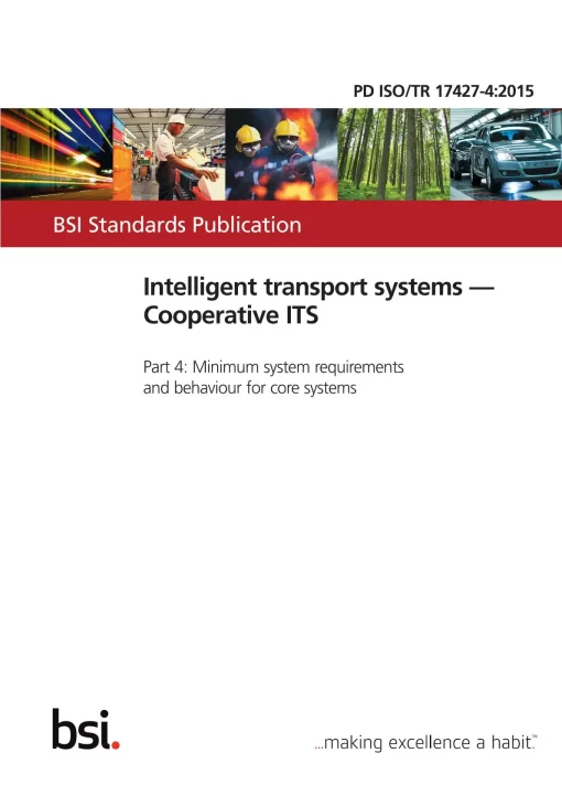 BS PD ISO/TR 17427-4:2015 pdf