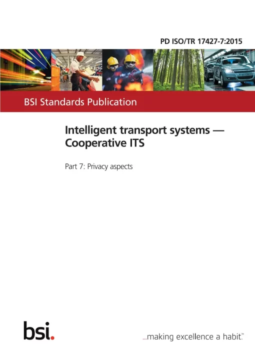 BS PD ISO/TR 17427-7:2015 pdf