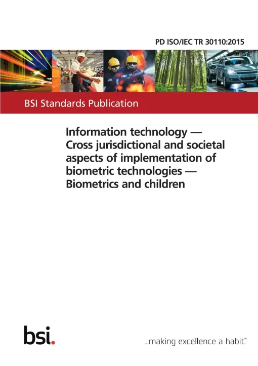 BS PD ISO/IEC TR 30110:2015 pdf