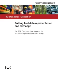 BS PD ISO/TS 13399-203:2015 pdf