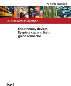 BS PD ISO/TS 18339:2015 pdf