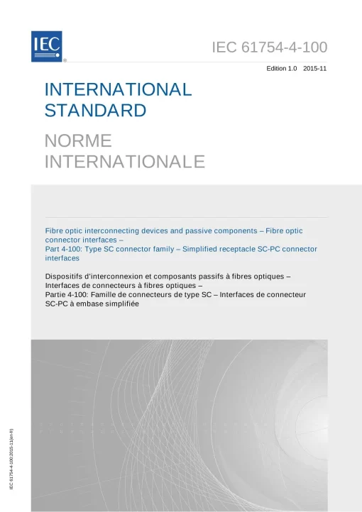 IEC 61754-4-100 Ed. 1.0 b:2015 pdf