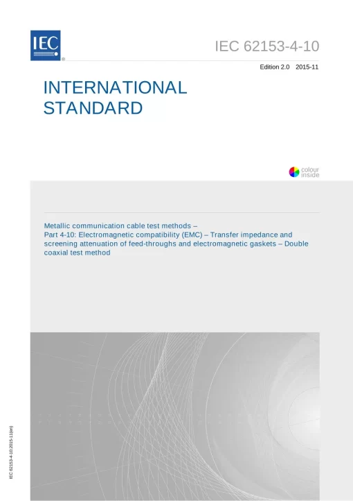 IEC 62153-4-10 Ed. 2.0 en:2015 pdf