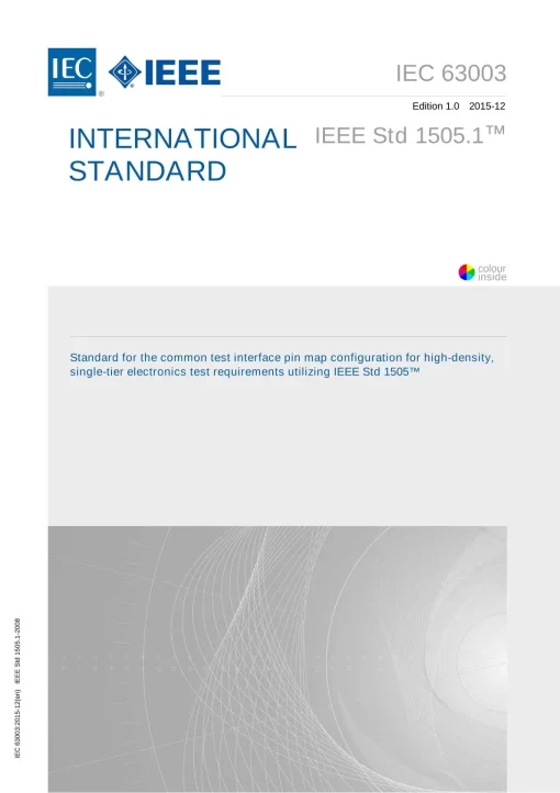 IEC 63003 Ed. 1.0 en:2015 pdf