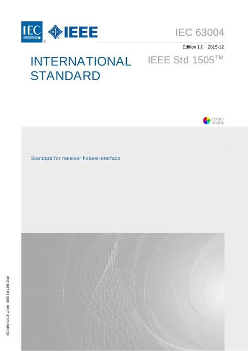 IEC 63004 Ed. 1.0 en:2015 pdf