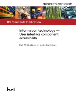 BS PD ISO/IEC TS 20071-21:2015 pdf