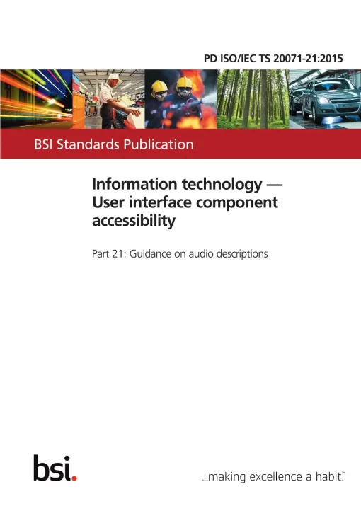 BS PD ISO/IEC TS 20071-21:2015 pdf