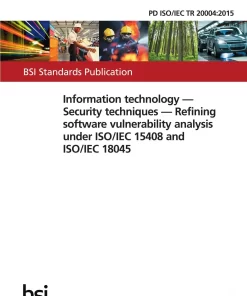 BS PD ISO/IEC TR 20004:2015 pdf