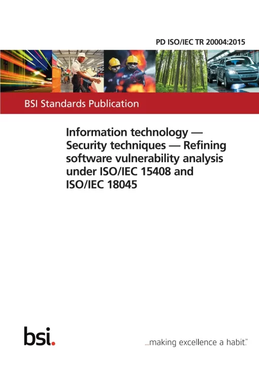 BS PD ISO/IEC TR 20004:2015 pdf