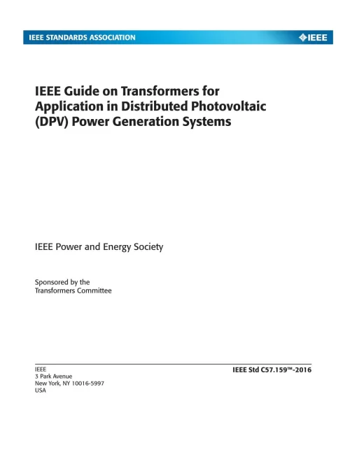 IEEE C57.159-2016 pdf