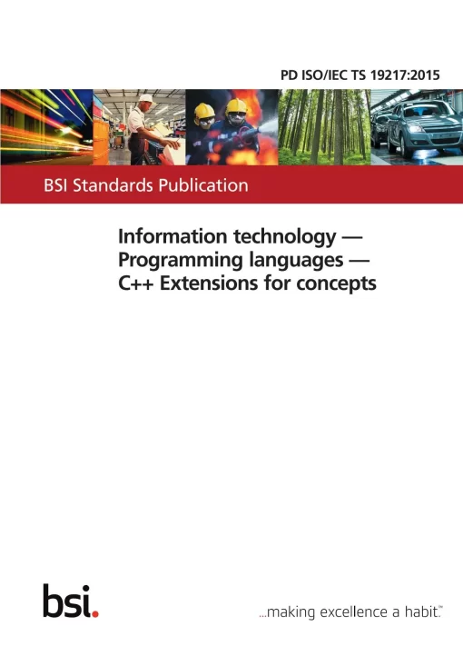 BS PD ISO/IEC TS 19217:2015 pdf