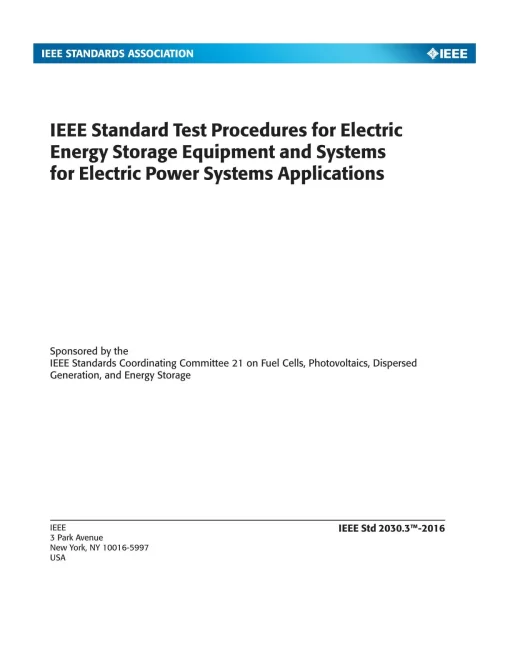 IEEE 2030.3-2016 pdf