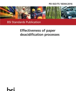 BS PD ISO/TS 18344:2016 pdf