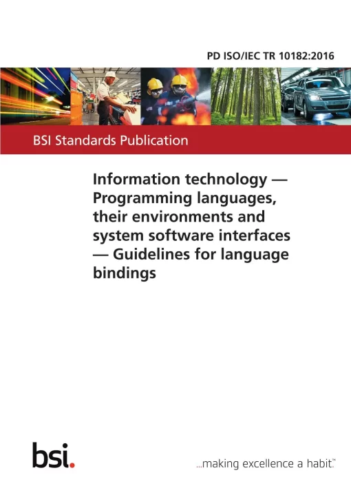 BS PD ISO/IEC TR 10182:2016 pdf