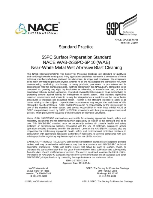 NACE SP0615-2015 pdf