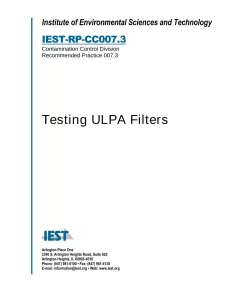 IEST RP-CC007.3 pdf