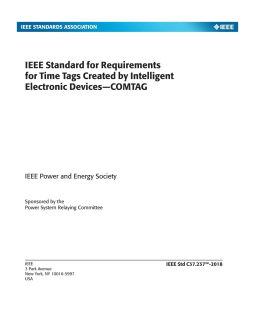 IEEE C37.237-2018 pdf