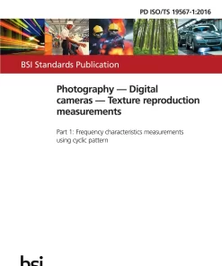 BS PD ISO/TS 19567-1:2016 pdf