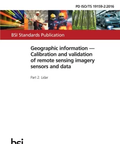 BS PD ISO/TS 19159-2:2016 pdf