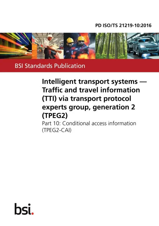 BS PD ISO/TS 21219-10:2016 pdf