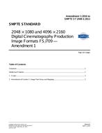 SMPTE ST 2048-1:2011 Amendment 1 pdf