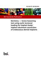 BS PD ISO/TS 18130:2016 pdf