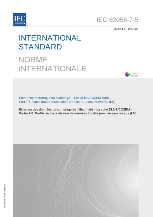 IEC 62056-7-5 Ed. 1.0 b:2016 pdf