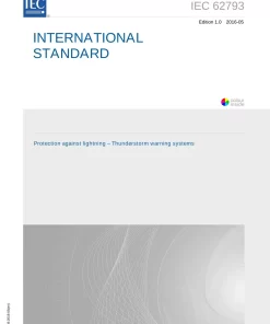 IEC 62793 Ed. 1.0 en:2016 pdf