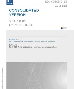 IEC 60598-2-13 Ed. 1.2 b:2016 pdf