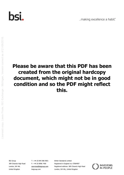 BS PP 8888-1:2007 SINGLE COPY PDF pdf